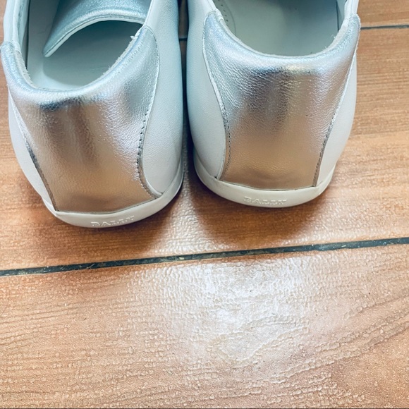 BALLY SNEAKERS WHITE SILVER SIZE 7.5 - Picture 6 of 9